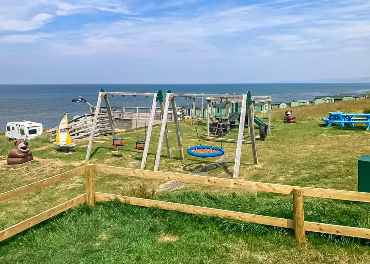 Morfa Bychan Holiday Park Llanychaiarn Bagian luar foto