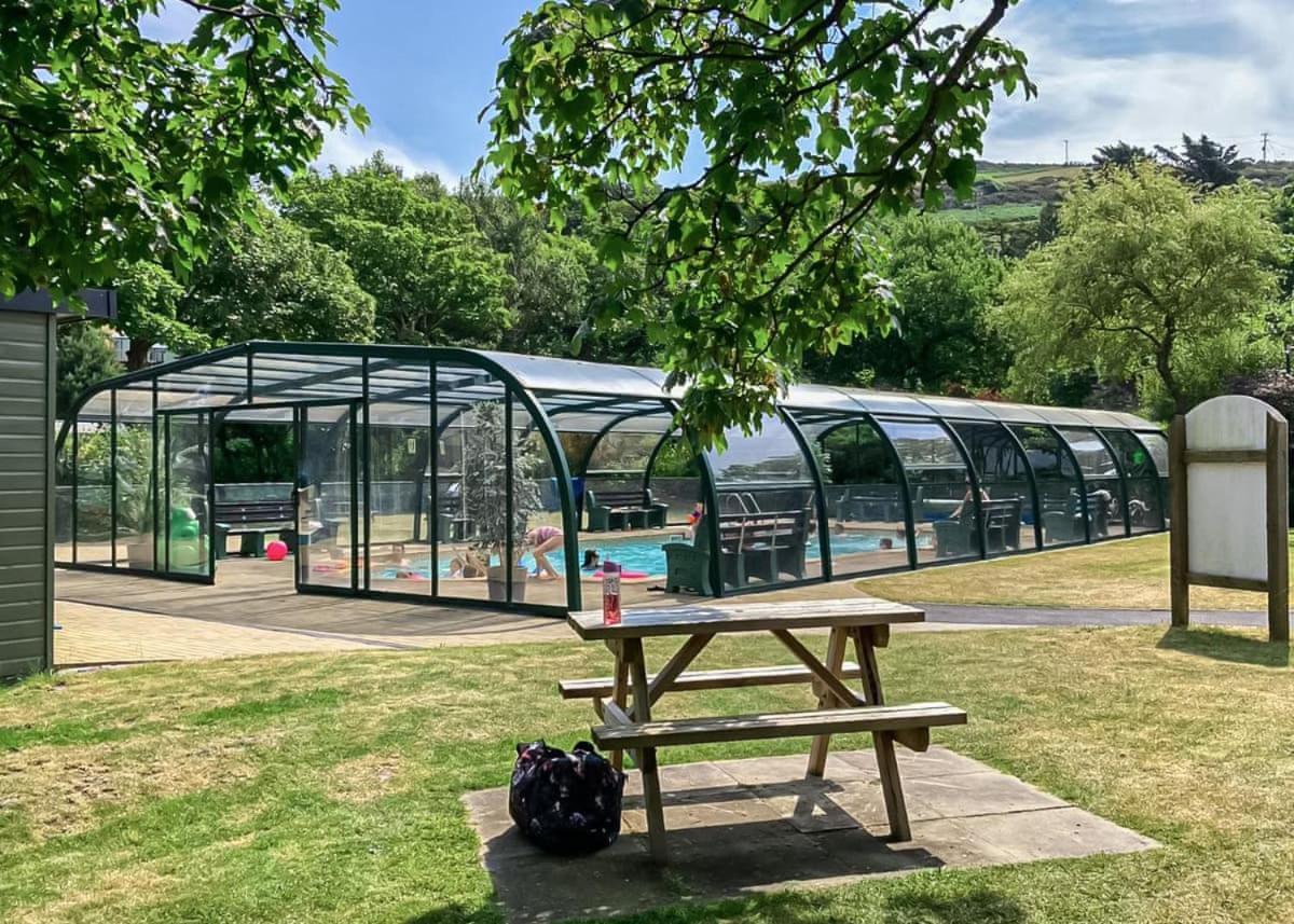 Morfa Bychan Holiday Park Llanychaiarn Bagian luar foto