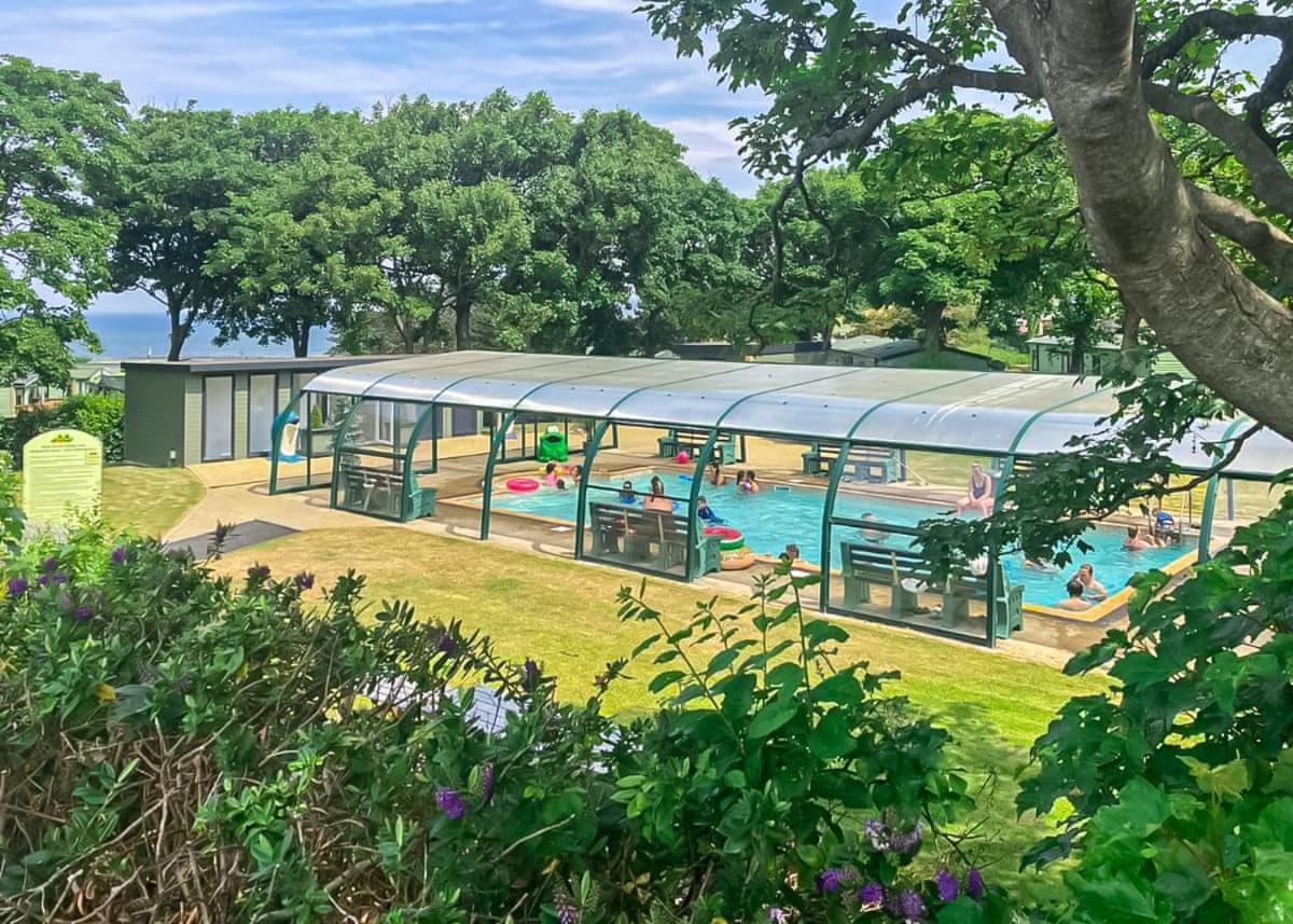 Morfa Bychan Holiday Park Llanychaiarn Bagian luar foto
